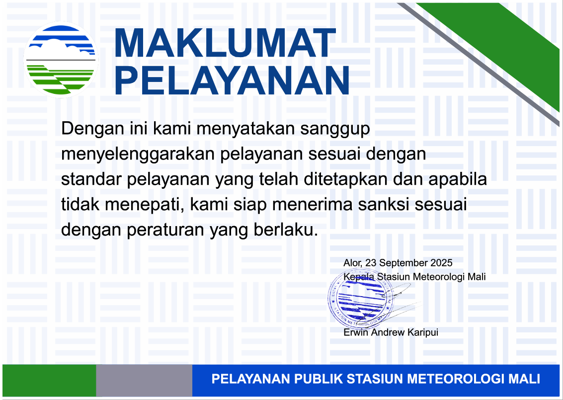 Maklumat Pelayanan